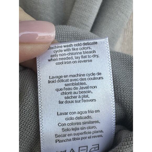 Lunya Restore fitted Pullover Midi Tank dress ambient heather Gray Sz L - Picture 14 of 15